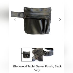 MAVERICK Black Vinyl Tablet Server Pouch